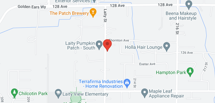 map of 12600 LAITY STREET